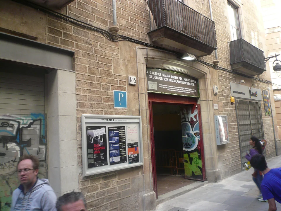 The Palau Maldà on Carrer del Pi, home of the Maldà Singular Hotel, Gothic Quarter Barcelona